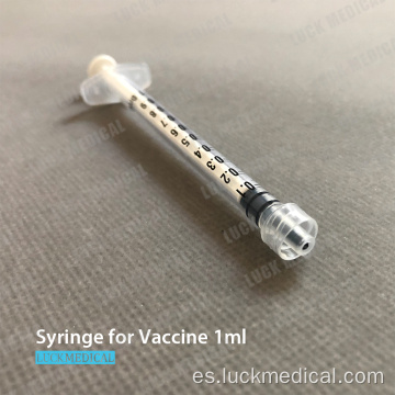 Eliminación de la jeringa de la vacuna covid 1 ml